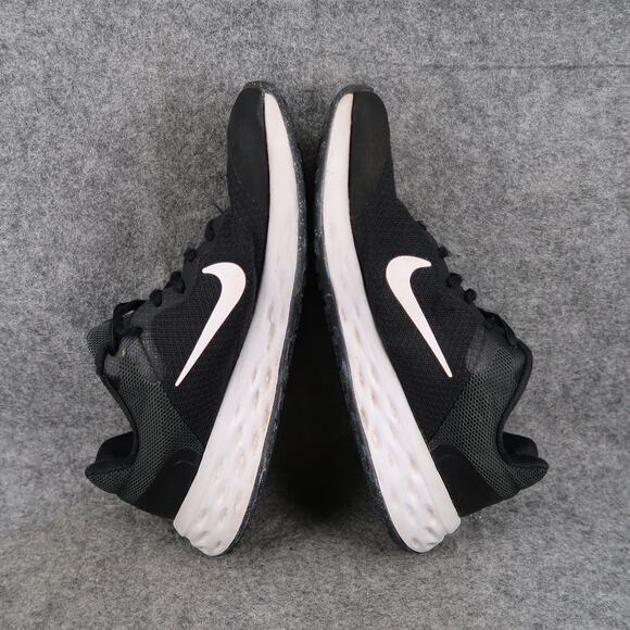 Nike Shoes Big Kids 5Y Athletic Trainers Revolution Running Sneaker Black White - Picture 11 of 14